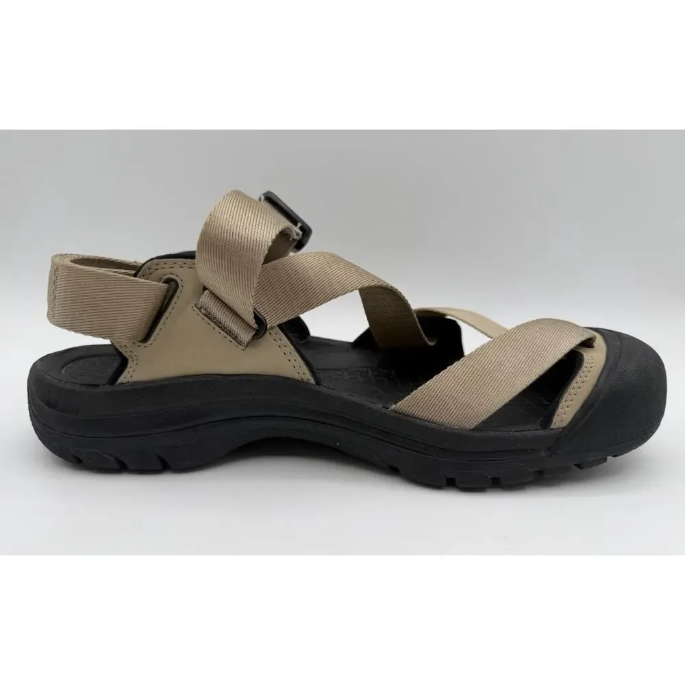 Keen Zerraport II Tan & Black Waterproof Sandal Men’s Size 9.5 Trail Hiking Lake